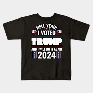 I Voted Trump Kids T-Shirt